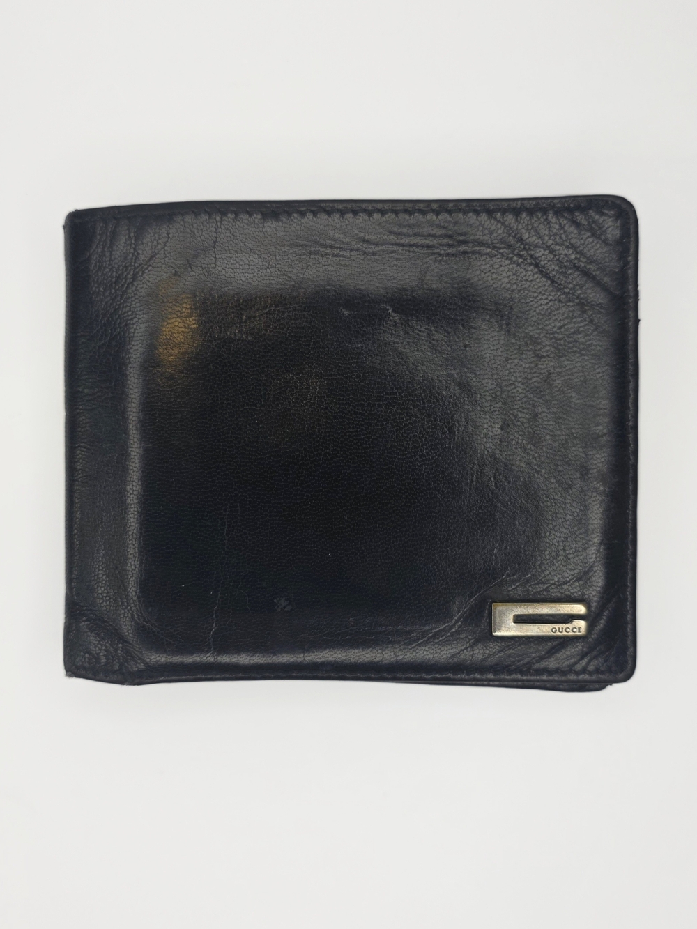 Gucci Black Leather Bifold Wallet